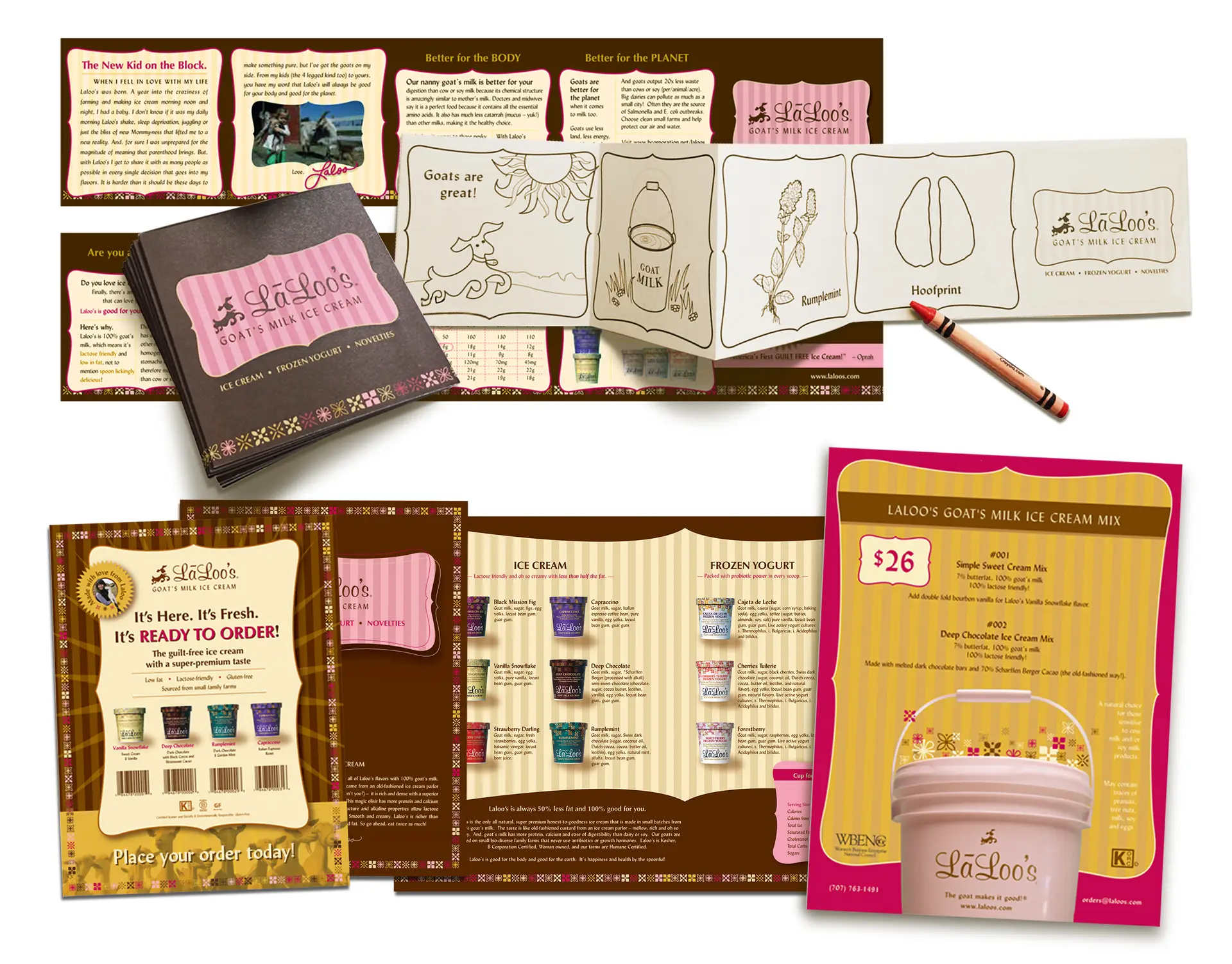 image of Laloo's marketing materials by Digges Design