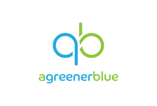 A Greener Blue logo
