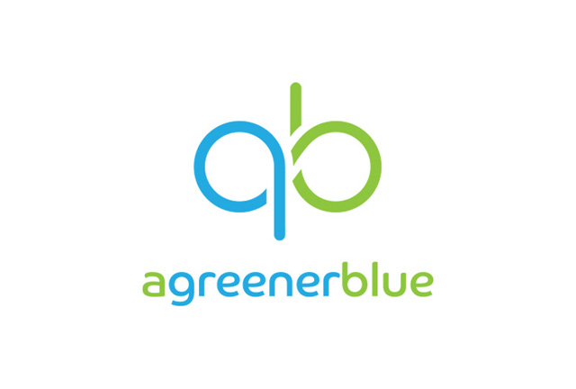 A Greener Blue logo by Digges Design
