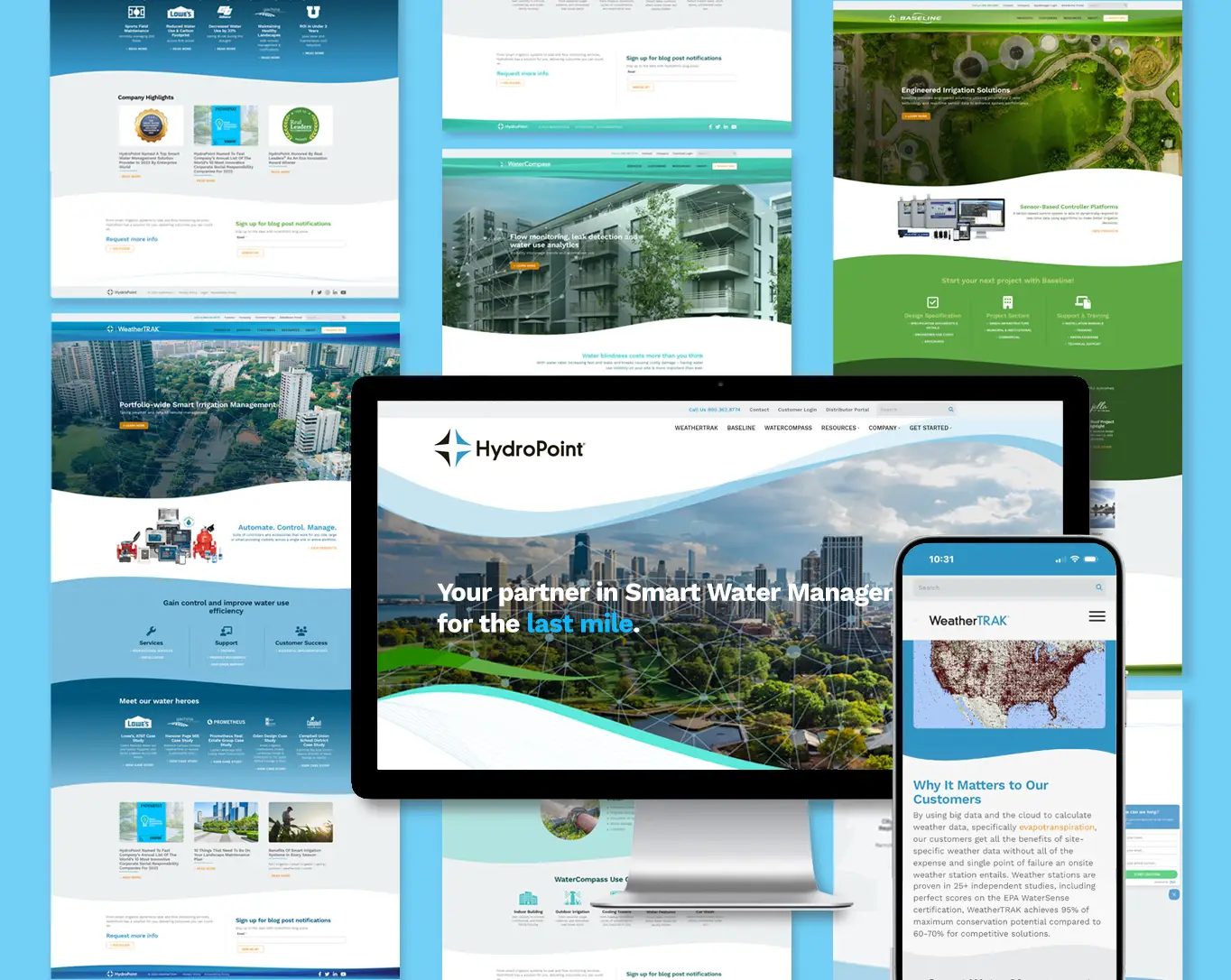 HydroPoint website by Digges Design